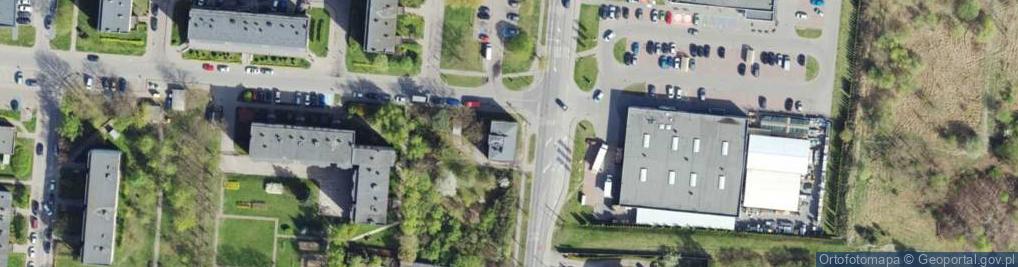Zdjęcie satelitarne Myśliwska ul.