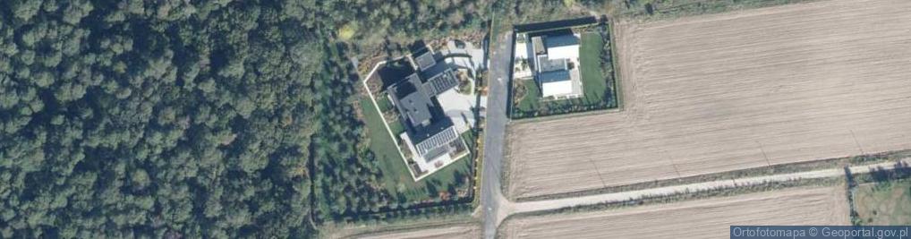 Zdjęcie satelitarne Myśliwska ul.