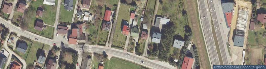 Zdjęcie satelitarne Myśliwska ul.