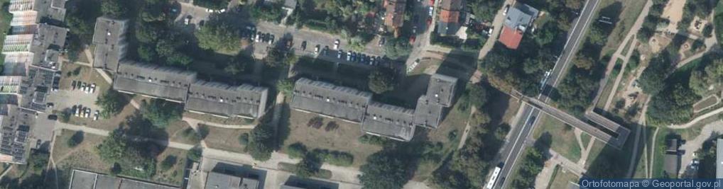 Zdjęcie satelitarne Myśliwska ul.