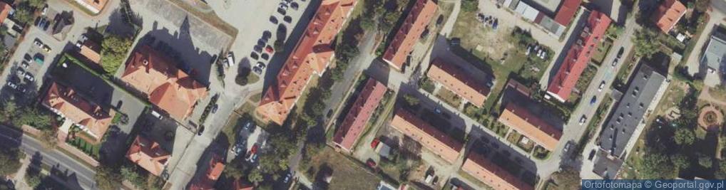Zdjęcie satelitarne Myśliwska ul.