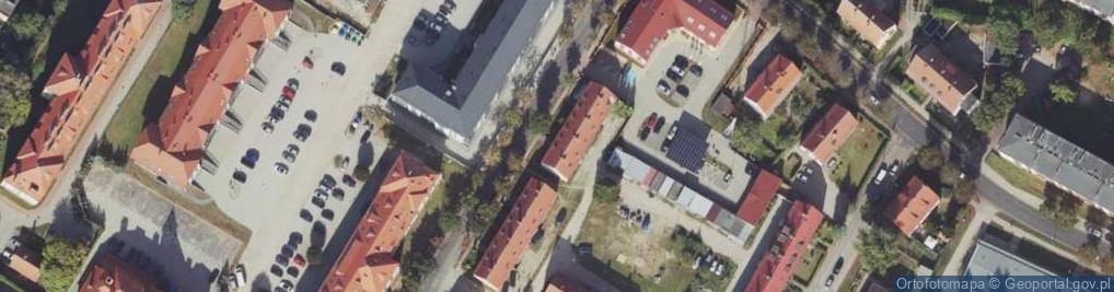 Zdjęcie satelitarne Myśliwska ul.
