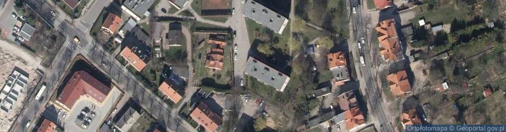 Zdjęcie satelitarne Myśliwska ul.