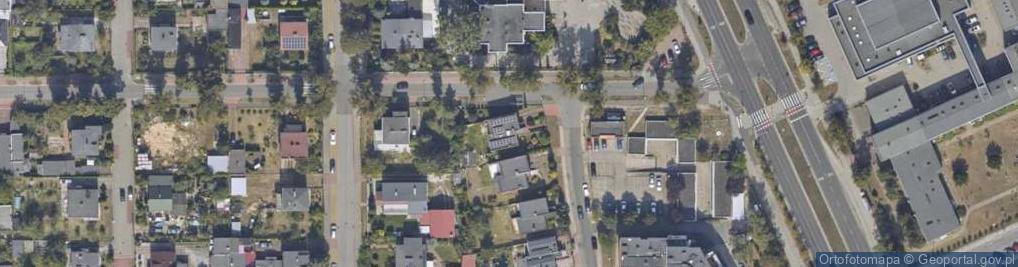 Zdjęcie satelitarne Myśliwska ul.