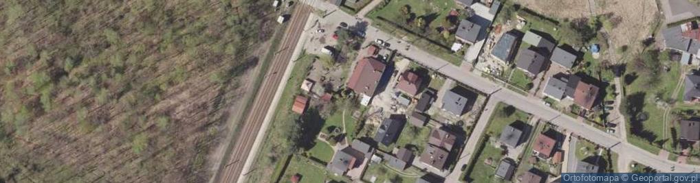 Zdjęcie satelitarne Myśliwska ul.