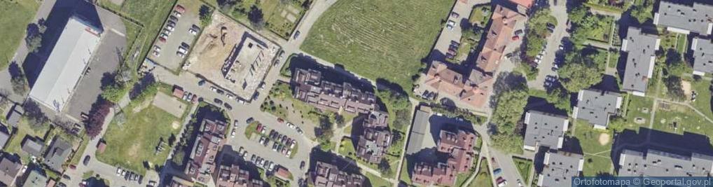 Zdjęcie satelitarne Myśliwska ul.