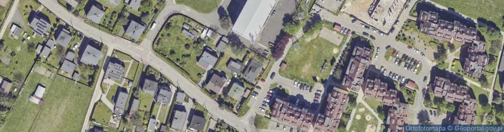 Zdjęcie satelitarne Myśliwska ul.