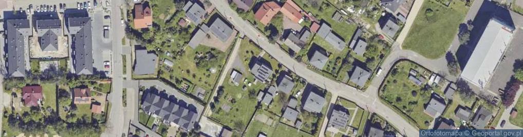 Zdjęcie satelitarne Myśliwska ul.