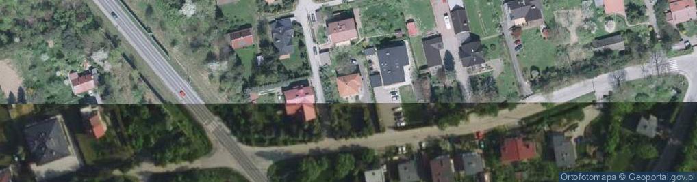 Zdjęcie satelitarne Myśliwska ul.