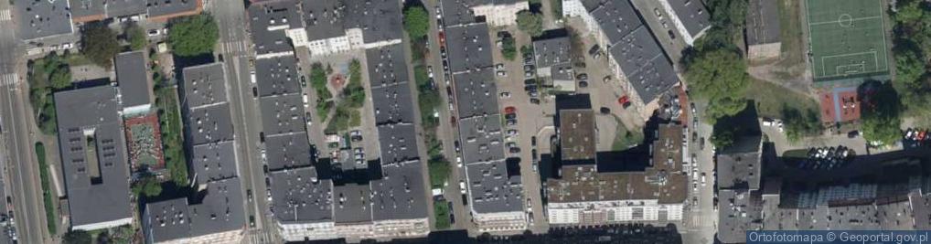 Zdjęcie satelitarne Myśliwska ul.