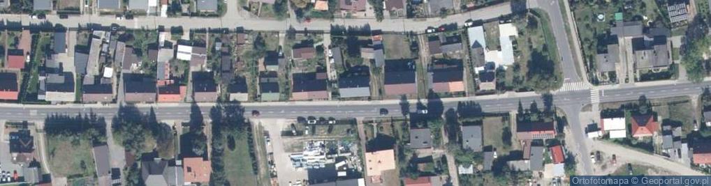 Zdjęcie satelitarne Myśliwska ul.