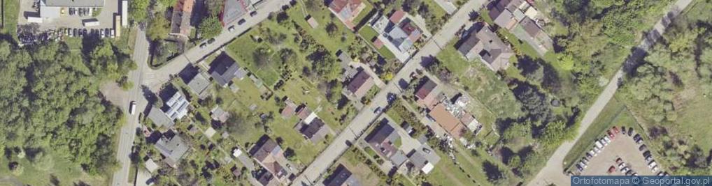 Zdjęcie satelitarne Myśliwska ul.