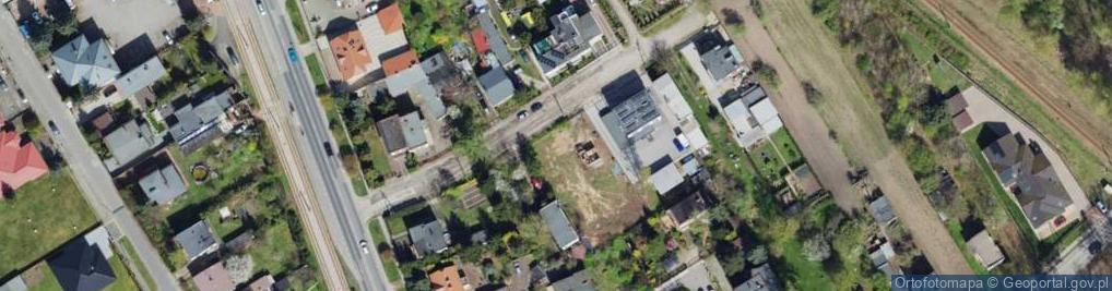 Zdjęcie satelitarne Myśliwska ul.