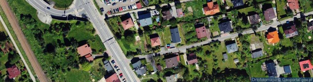 Zdjęcie satelitarne Narciarska ul.