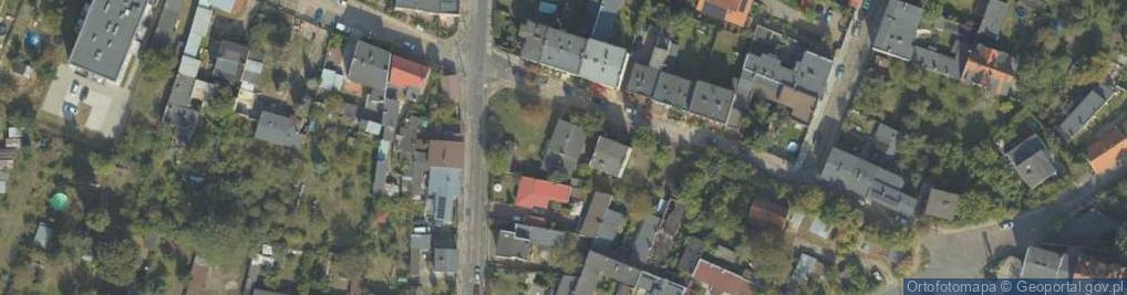 Zdjęcie satelitarne Na Wzgórzu ul.