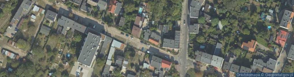 Zdjęcie satelitarne Na Wzgórzu ul.