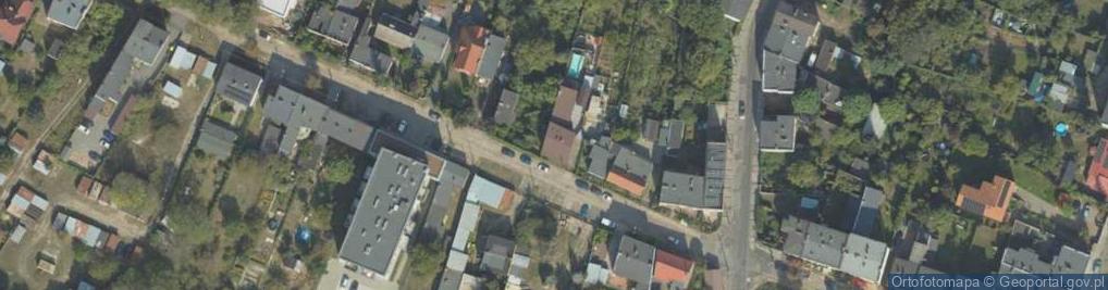 Zdjęcie satelitarne Na Wzgórzu ul.