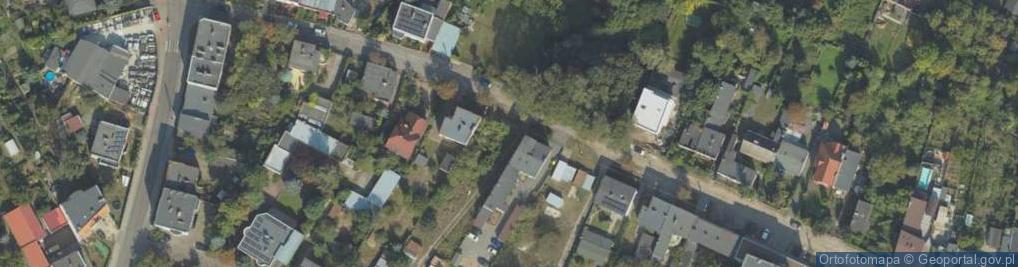 Zdjęcie satelitarne Na Wzgórzu ul.