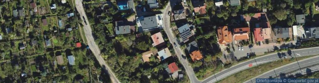 Zdjęcie satelitarne Na Zboczu ul.