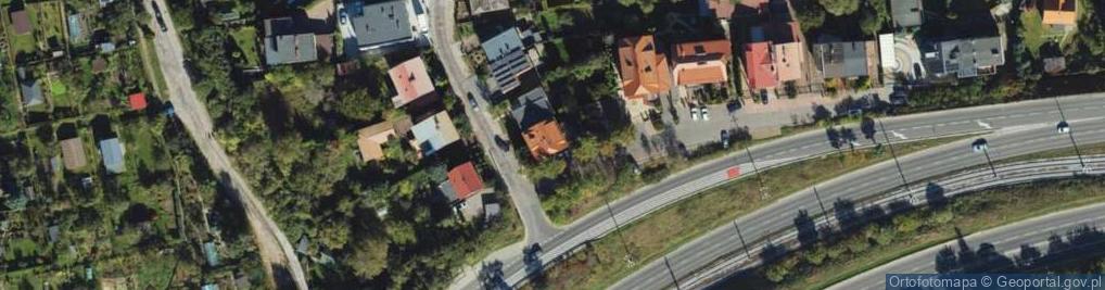 Zdjęcie satelitarne Na Zboczu ul.