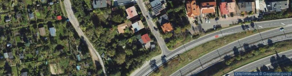 Zdjęcie satelitarne Na Zboczu ul.