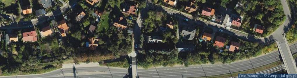 Zdjęcie satelitarne Na Zboczu ul.