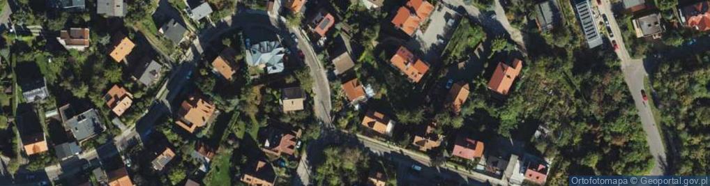Zdjęcie satelitarne Na Zboczu ul.