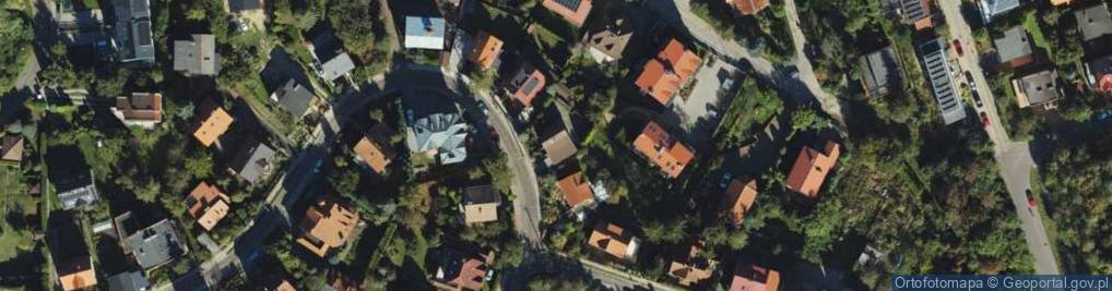 Zdjęcie satelitarne Na Zboczu ul.