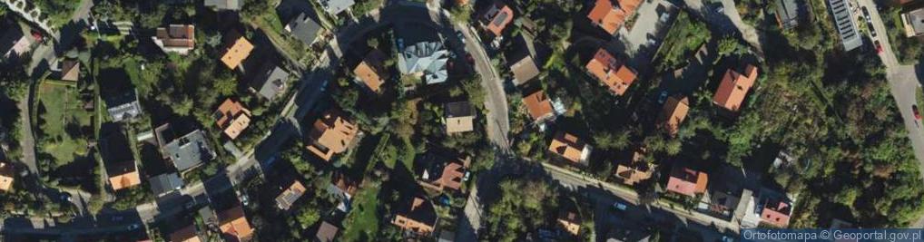 Zdjęcie satelitarne Na Zboczu ul.