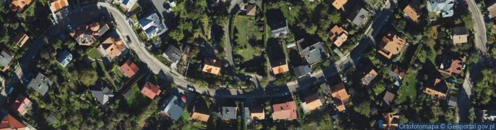 Zdjęcie satelitarne Na Zboczu ul.
