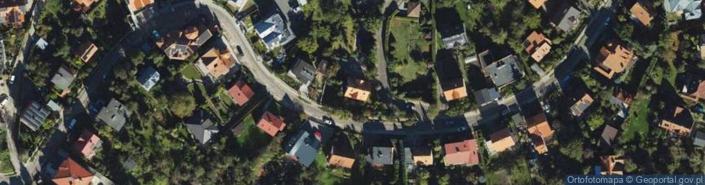 Zdjęcie satelitarne Na Zboczu ul.