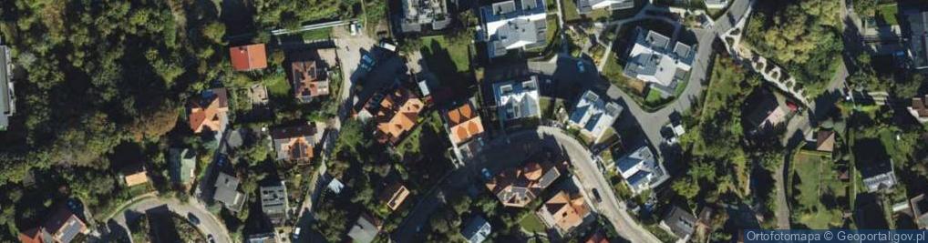 Zdjęcie satelitarne Na Zboczu ul.