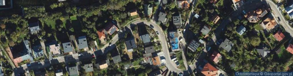 Zdjęcie satelitarne Na Zboczu ul.