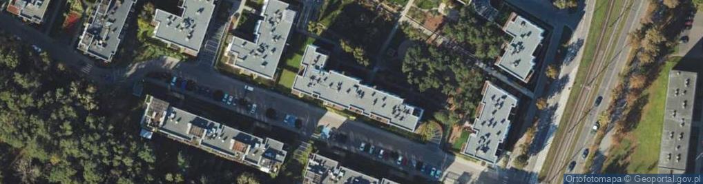 Zdjęcie satelitarne Nadmorski Dwór ul.