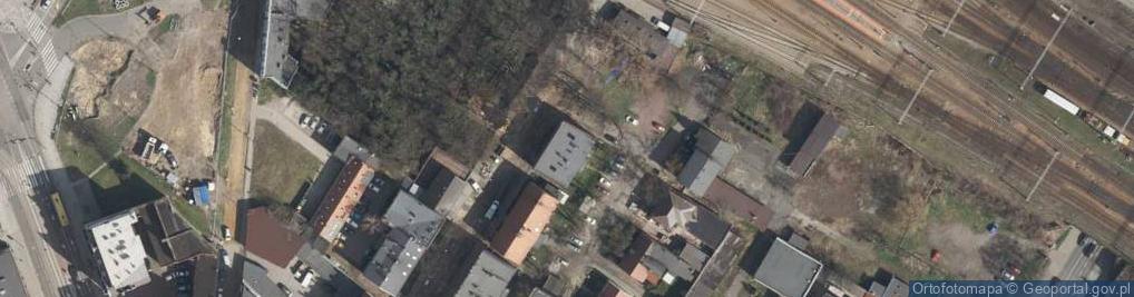 Zdjęcie satelitarne Na Piasku ul.