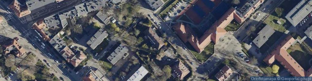 Zdjęcie satelitarne Na Skarpie ul.