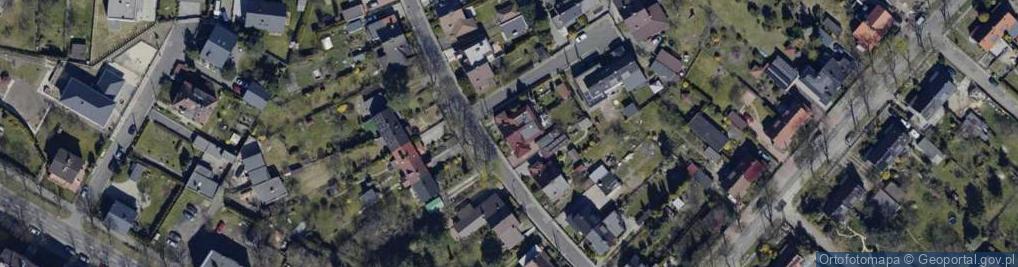 Zdjęcie satelitarne Na Miedzy ul.