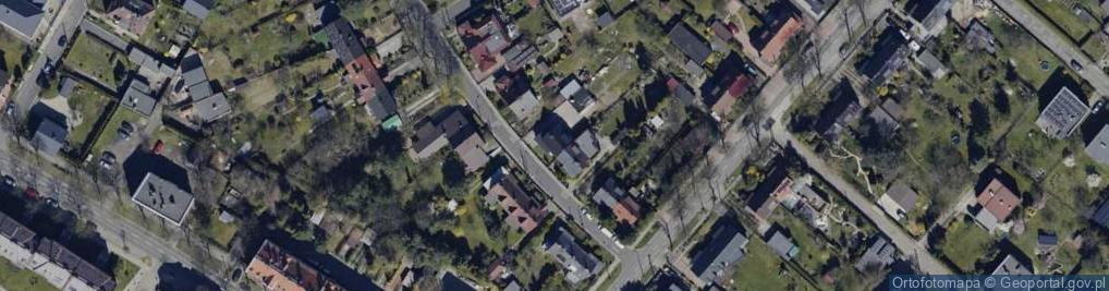 Zdjęcie satelitarne Na Miedzy ul.