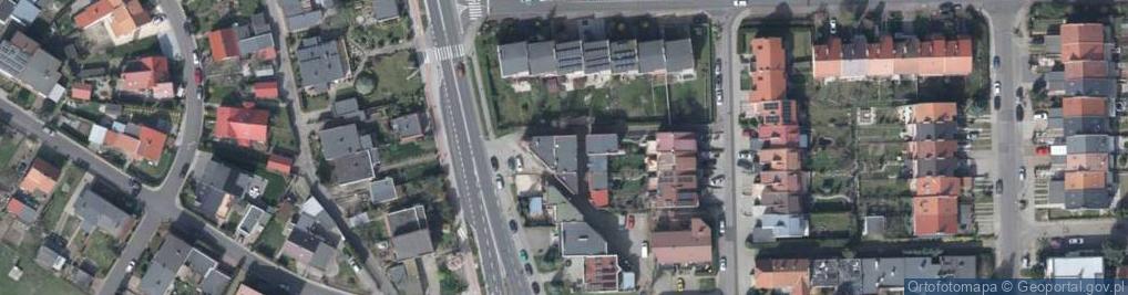 Zdjęcie satelitarne Narciarska ul.