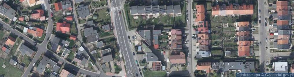 Zdjęcie satelitarne Narciarska ul.