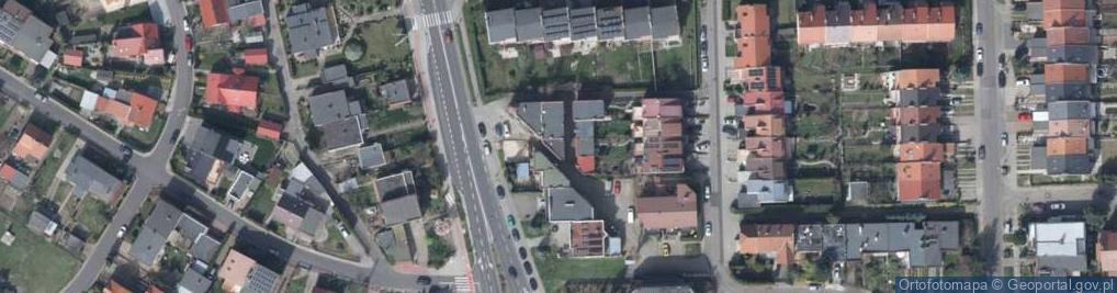 Zdjęcie satelitarne Narciarska ul.