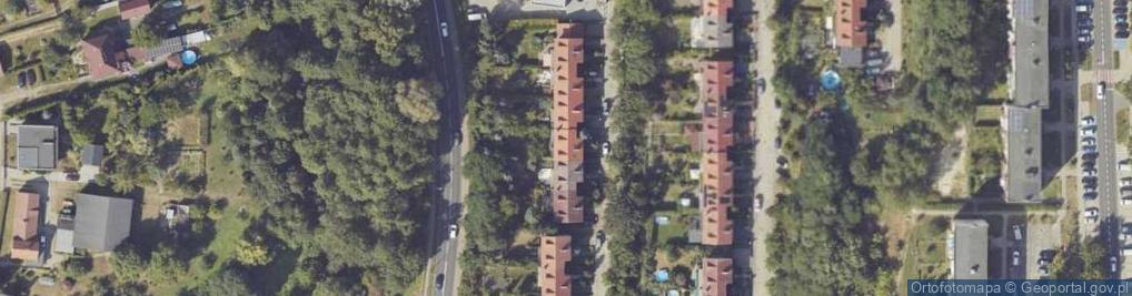 Zdjęcie satelitarne Na Skarpie ul.