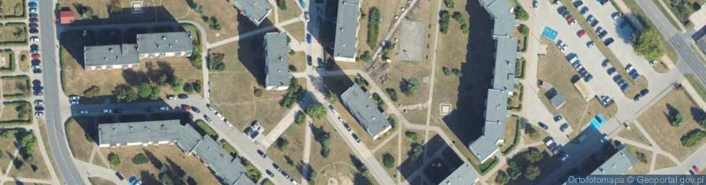 Zdjęcie satelitarne Nauczycielska ul.