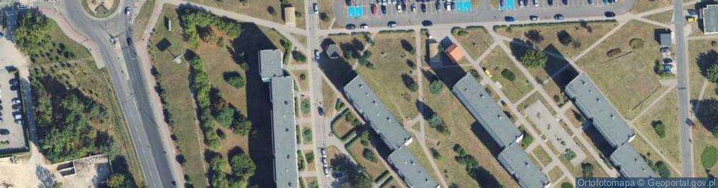 Zdjęcie satelitarne Nauczycielska ul.