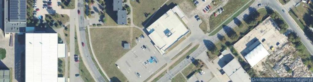 Zdjęcie satelitarne Nauczycielska ul.