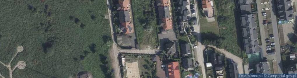 Zdjęcie satelitarne Namiotowa ul.