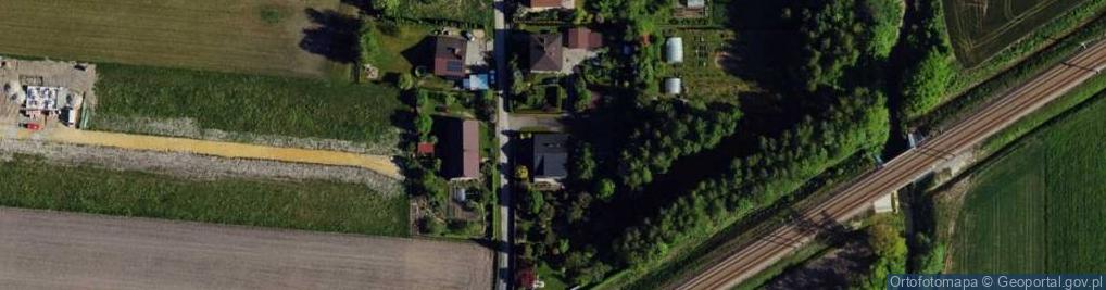 Zdjęcie satelitarne Nad Łękawką ul.