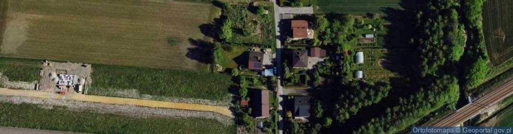 Zdjęcie satelitarne Nad Łękawką ul.