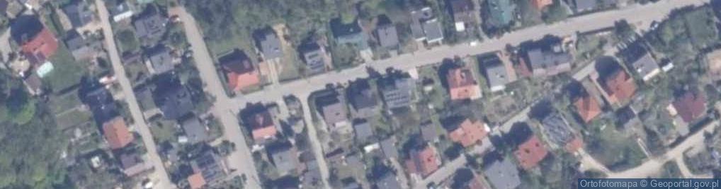 Zdjęcie satelitarne Na Piaskach ul.