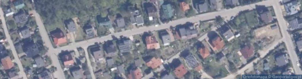 Zdjęcie satelitarne Na Piaskach ul.